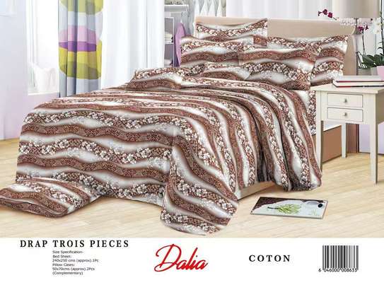 Dalia ensemble draps coton 3 pièces motifs modernes image 7