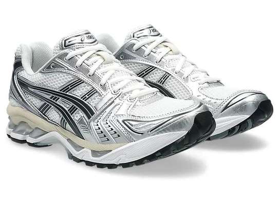 Asics Running Blanc Argenté Semelle Adhérente image 2