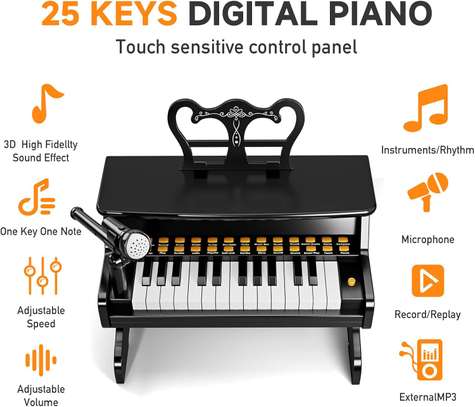 Piano électronique classique avec microphone pour enfants image 13