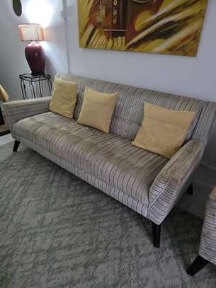 Fauteuil velours 5 places image 2