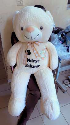 Globale ours peluche personnalisée 1m rose ou beige image 2