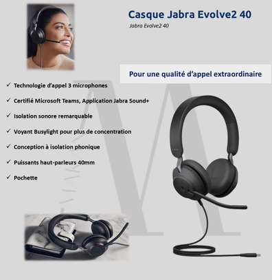 Casques JABRA Elite 45H / EVOLVE2 40 / EVOLVE2 65 image 3