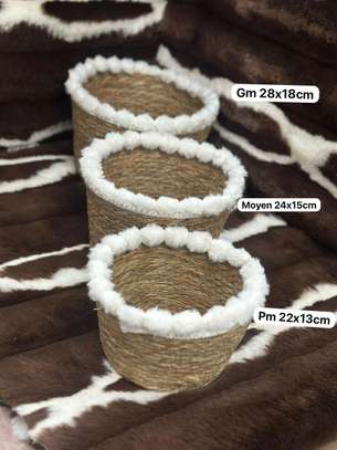 Panier palier en bambou 3pcs image 3