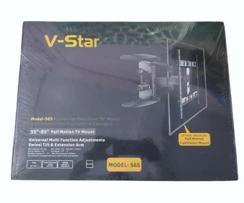 Support TV mural inclinable et pivotant V-Star 55" à 85" image 9