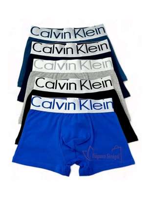 Lot de 5 Caleçons Boxers Calvin Klein 100% Coton Homme image 2