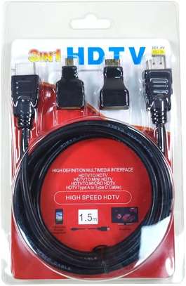 Câble Multifonction Haute vitesse Hdmi 3 en 1 image 5