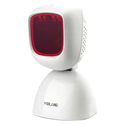 YOUJIE scanner codes-barres portable blanc rouge rapide image 2