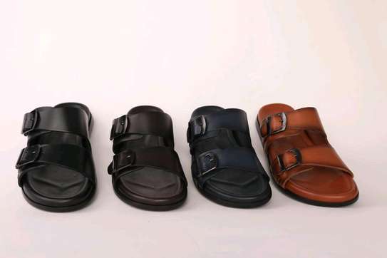 Sandale en Cuir véritable pour homme image 4