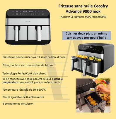 Friteuse sans huile simple ou double compartiment image 8
