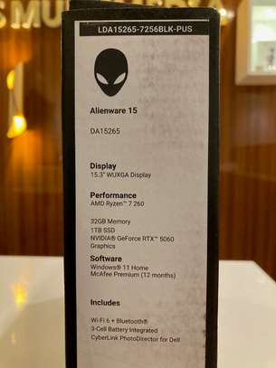 DELL Alienware 15 Gaming R7 32/1TB RTX 5060 image 2