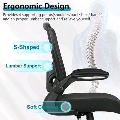 Chaise bureau ergonomique noir réglable image 5