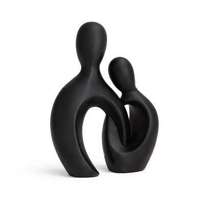 Ensemble 2 vases céramique blanc cassé motif cœur image 3