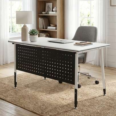 Table bureau moderne avec chaise 120x60x75 cm image 3
