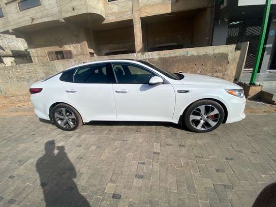 Kia Optima Berline Blanche Jantes Alliage image 5