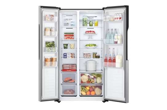 REFRIGERATEUR 519LITRES LG SIDE BY SIDE 2PORTES GRIS image 3