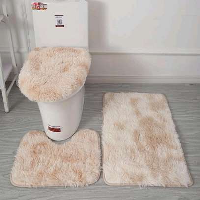 Tapis de bain toilette 3 pièces image 3
