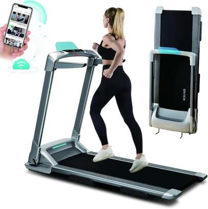 Tapis roulant large 16,9" antidérapant acier solide image 2