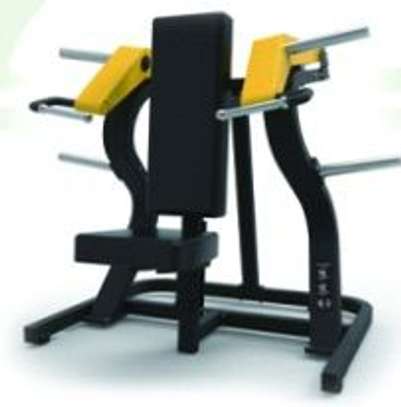 Appareil musculation dos jaune noir robuste métal image 2