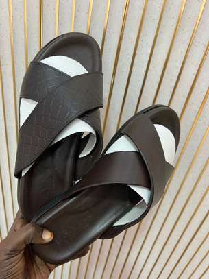 Sandale en Cuir véritable pour homme image 8