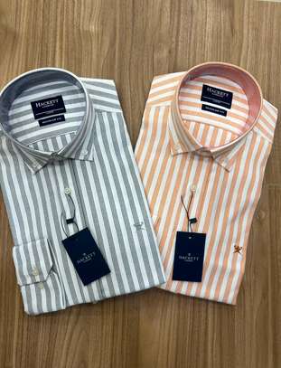 Hackett chemise rayée classique coton homme image 3