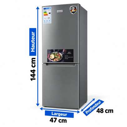 REFRIGERATEUR ELACTRON COMBINE 3TIROIRS GRIS EL152CBDI image 3
