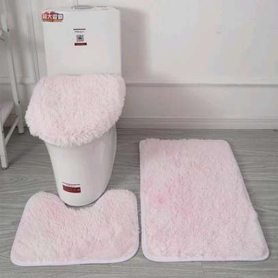Tapis de bain toilette 3 pièces image 4