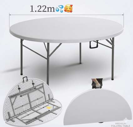 Table pliante ronde 1.20 M image 2