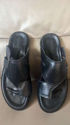 Zara sandales cuir confort été image 2