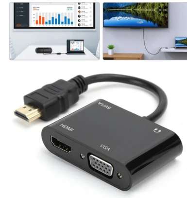 Convertisseur hdmi 4k  vers hdmi,vga… image 2