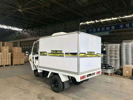 Ngalanka triporteur électrique utilitaire blanc sécurisé image 6