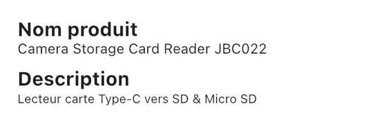 Lecteur carte tpye c vers sd & micro sd otg image 2