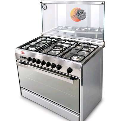 CUISINIERE SILTAL 5FEUX 90X60 A GAZ INOX U90X60 image 3