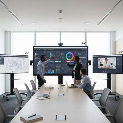 MONITEUR INTERACTIF ECRAN DE PRESENTATION TACTILE 86 POUCES image 2
