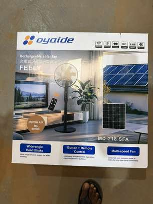 Ventilateur solaire & rechargeable image 2