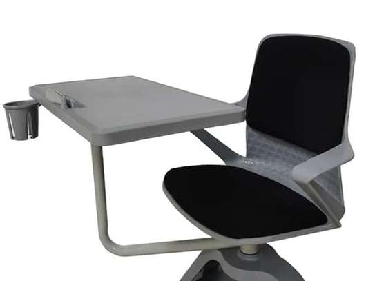 CHAISE ECOLIER AVEC SUPPORT TABLETTE image 2