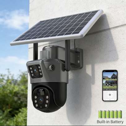 CAMÉRA DE SURVEILLANCE SOLAIRE 2 objectifs WIFI ET 4G image 3