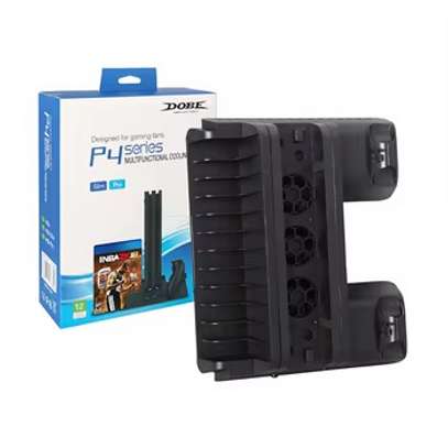DOBE Support ventilé PS4 Noir avec ventilateurs intégrés image 2