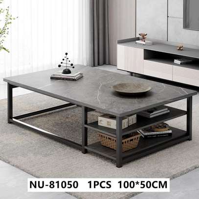 Table basse bois naturel image 2