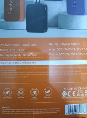 Power Bank 30000mAh Baraka BRK-PB74 image 3
