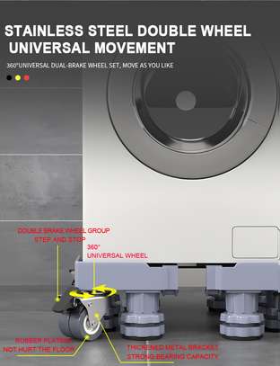 Socle de machine à laver mobile, support réfrigérateur image 10