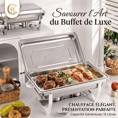 Chafing Dish  12L  (1, 2, 3 Bacs) image 3