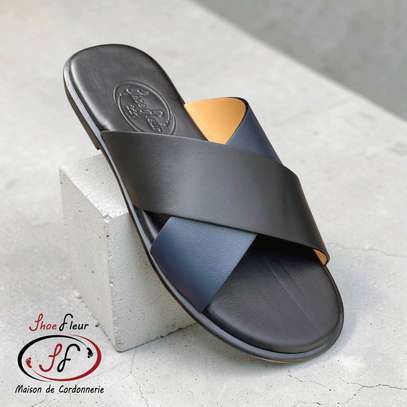 Chaussure homme sandale en cuir modèle JAMBAAR image 2