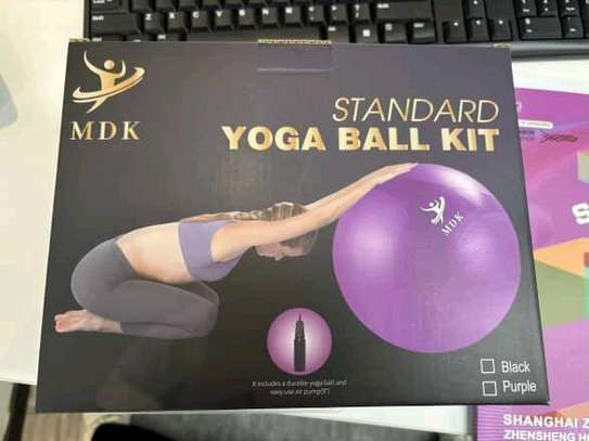 Ballon gym 500 lbs violet antidérapant taille standard image 4