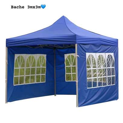 Bâche pliable 3 sur 3M avec couverture image 2