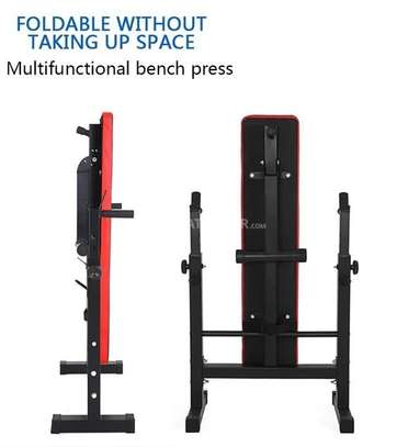 Banc de Fitness Multifonctionnel avec Support D'haltères image 7