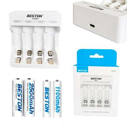 Chargeur de piles électrique à 4 emplacements avec écran Led image 6