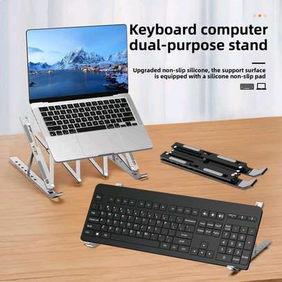 Support ordinateur pliable en alliage d'aluminium image 3