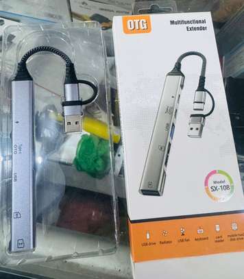 Hub USB multifonctionnel SX-108, Adaptateur OTG (Type-C) image 4