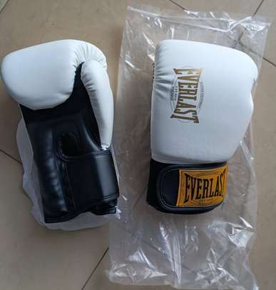 Gants de boxe Everlast EST. 1910 Worldwide – Blancs image 4