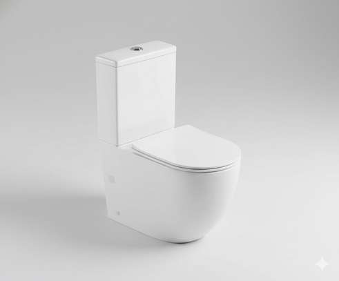 Chaise de toilette poser blanc image 6
